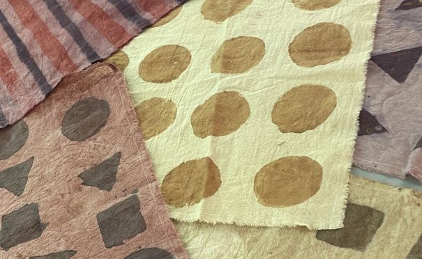 Natural Dyeing: Mordant Paste Printing