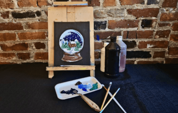 Sip & Paint: Winter Snowglobe Scenes | Ages 21+