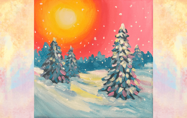 Sip & Paint: Snowy Pines | Ages 21+